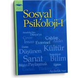 Anadolu Üniversitesi Yayınları Sosyal Psikoloji 1 | Sosyal Psikoloji-I Ders Kitabı | Üniversite Yardımcı Kaynak | Akademik Psikoloji Kitabı