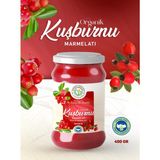 Anadolunun Özü Organik Kuşburnu Marmelatı 400 g | C Vitamini Kaynağı • Katkısız • Şekersiz• Organik Sertifikalı - 400 gr