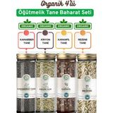 Anadolunun Özü Organik Öğütmelik Tane Seti (Karabiber – Kimyon – Rezene – Karanfil) - 170 gr