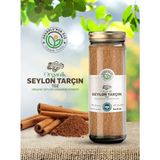 Anadolunun Özü Organik Seylon Tarçın Toz 40 g | Gerçek Aroma • - 40 gr