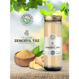 Anadolunun Özü Organik Zencefil Toz 40 g | Yoğun Doğal Aroma • Katkısız • Analizli Ürün - 40 gr