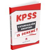 Anahtar Kitap 2026 KPSS Vatandaşlığın Anahtarı 15 Deneme