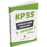 Anahtar Kitaplar Yayınevi 2026 KPSS Coğrafyanın Anahtarı 15 Deneme