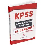 Anahtar Kitaplar Yayınevi 2026 KPSS Vatandaşlığın Anahtarı 15 Deneme