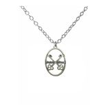 Anahtar Ve Haç Figürlü Madalyon Kolye – 60 Cm Zincirli, Gotik & Antik Unisex Takı