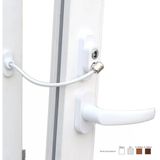 Anahtarlı Halatlı Pvc Kapı Pencere Emniyet Kilidi (5047)