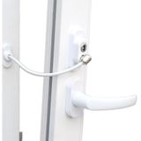 Anahtarlı Halatlı Pvc Kapı Pencere Emniyet Kilidi (5264)