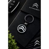 Anahtarlık Citroen Logolu Metal Halka Şık Detaylı Oto Anahtarlık Sportif Tasarım