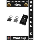 #Anahtarlık Lüks Dayanıklı Şık Tasarım Hediye Kaliteli Modern Çelik Aksesuar Metal Anahtarlık Füme
