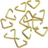 Anahtarlık Montaj Halkası Üçgen Takı Bağlantı Halkası 14x11 MM (100 Adet) Gold