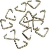 Anahtarlık Montaj Halkası Üçgen Takı Bağlantı Halkası 14x11 MM (100 Adet) Gümüş