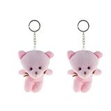 Anahtarlık pelüş Ayıcık Anahtarlık İkili Set Pembe 12 Cm