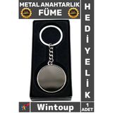 #Anahtarlık Premium Lüks Şık Tasarım Kaliteli Çelik Aksesuar Hediye Modern Metal Anahtarlık Füme