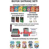 Analiz Satranç Tam Donanımlı Büyük Satranç Seti – 17’li Kamp Kitap Seti + Profesyonel Satranç Takımı + Saat + Notasyon Koçanı – Başlangıçtan Ustalığa Eğitim Paketi