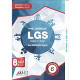 Analiz Yayınları 8.Sınıf / LGS 6'lı Deneme Seti