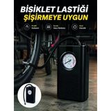 Analog Manometreli Kompakt Araç Hava Pompası Lastik Şişirme Cihazı