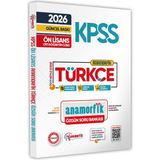 Anamorfik Yayınları 2026 KPSS Ön Lisans/Ortaöğretim Türkçe ANAMORFİK TEK KİTAP Özgün Soru Bankası Dijital Çözümlü