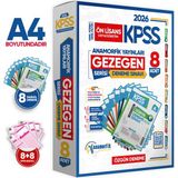 Anamorfik Yayınları 2026 KPSS Ortaöğretim GY-GK GEZEGEN Serisi 8li Deneme Paketi Kurumsal Türkiye Geneli Dijital Çözümlü