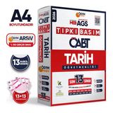 Anamorfik Yayınları 2026 MEB-AGS ÖABT Tarih Öğretmenliği ÖSYM Tıpkı Basım 13lü Deneme Paketi Dijital Cevaplı
