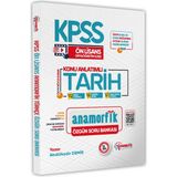 Anamorfik Yayınları KPSS Ön Lisans-Ortaöğretim Anamorfik Tarih Konu Anlatımlı Özgün Soru Bankası Dijital Çözümlü