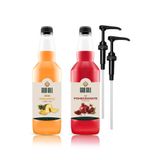 Ananas & Nar Aromalı Kahve & Meyve Şurubu 2 x 700 ml.