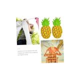Ananas Şeklinde Boy Havlu Mandalı Klipsi, Plaj Havlusu Tutucu, Şezlong Battaniye Sabitleme Aksesuarı, Sarı Yeşil, 2'li Set - 0,25 gr