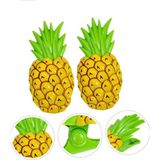 Ananas Şeklinde Jumbo Boy Havlu Mandalı Klipsi, Plaj Havlusu Tutucu, Şezlong Battaniye Sabitleme Aksesuarı, Sarı Yeşil, 2'li Set - 1 kg