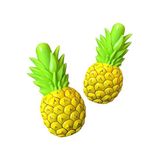 Ananas Şeklinde Plaj Havlusu Mandal Klipsi, Sarı-Yeşil, Rüzgar Dayanıklı, Güçlü Tutuşlu, 2'li Set