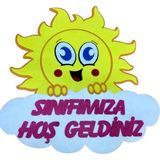 Anaokulu Kapı Süsü Keçe – Sınıfımıza Hoş Geldiniz Pano