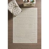 Anaska Home Modern Desen Özel Kesim Halı Salon Halısı Mutfak Halısı Yolluk Krem Halı Kolay Temizlenebilir Halı