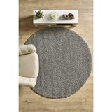 Anaska Home Modern Desensiz Açık Gri Halı Salon Halısı Oturma Odası Halısı Çocuk Halısı Yumuşak Halı Yuvarlak