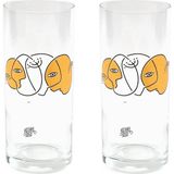 Anason Işleri Anason Kafalar Rakı Kadehi 2'li Set - Şeffaf - 205 ml