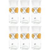 Anason Işleri Anason Kafalar Rakı Kadehi 6'lı Set - Şeffaf - 205 ml