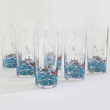 Anason Işleri Balık Masalı, Rakı Kadehi 6 Adet - Beyaz - 200 ml