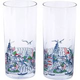 Anason Işleri Bir Zamanlar Istanbul, Rakı Kadehi 2 Adet - Beyaz - 200 ml