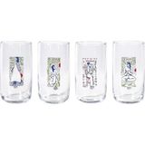 Anason İşleri Çelebi Sözlüğü, Su Bardağı 4'lü Set - Şeffaf - 365 ml