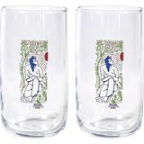 Anason İşleri Çelebi, Su Bardağı 2'li Set - Şeffaf - 365 ml
