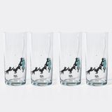Anason Işleri Deniz Kedisi Rakı Kadehi 4'lü Set - Renkli - 0 - 200 ml