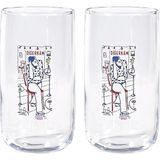 Anason İşleri Diğerkâm, Su Bardağı 2'li Set - Şeffaf - 365 ml