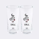 Anason İşleri Dinle Rakı Bardağı 2'li Set