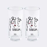 Anason İşleri Ege’ye Gidelim Rakı Bardağı 2'li Set