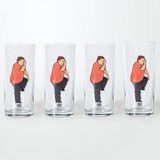 Anason Işleri Hassas Denge Erkek Rakı Kadehi 4 Adet - Beyaz - 200 ml