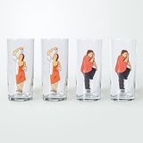 Anason İşleri Hassas Denge Kadın-Erkek Rakı Kadehi 4'lü Set