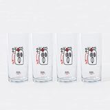 Anason İşleri Hür Kuş Rakı Kadehi 4'lü Set