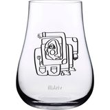 Anason İşleri Kadehinde Gül Var Viski Kadehi 330CC - Şeffaf - 330 ml