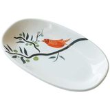 Anason Işleri Kuşkondu, Oval Meze Tabağı 19 cm