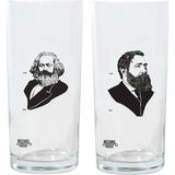 Anason Işleri Marx & Engels Rakı Kadehi 2’li Set - Şeffaf - 205 ml