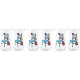 Anason Işleri Nazenin Rakı Bardağı Ince Belli 6'lı Set - Şeffaf - 120 ml