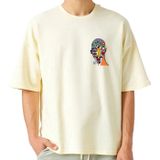 Anason İşleri Prince, Oversize%100 Pamuk Unisex Tişört (as1, alpha, s, x_l, Krem, XL)