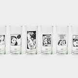 Anason İşleri Retro 6’lı Rakı Kadehi Seti
